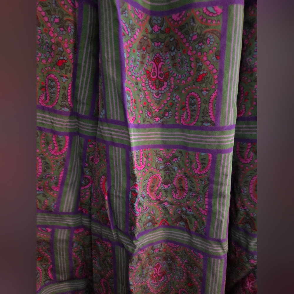 Vintage Cadaz Silk Skirt- Size Small